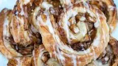 Puff Pastry Cinnamon Rolls with Apple