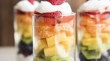 Rainbow Fruit Parfaits