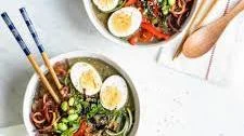 Rainbow Veggie Ramen Bowls