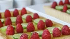 Raspberry-Lime Shortbread Tart or Raspberry-Lime Bars