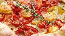 Rustic Tomato Tart with Parmesan and Thyme