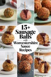 15+ Feel-Good Sausage Balls Recipes with Worcestershire Sauce to Delight Your Taste Buds! sausage-balls-with-worcestershire-sauce-recipes-ddddd-71565