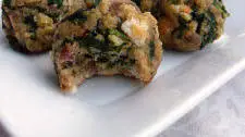 Sausage & White Cheddar Spinach Balls