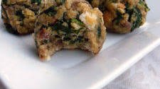 Sausage & White Cheddar Spinach Balls