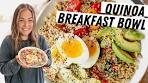Savory Quinoa Breakfast Bowl (with Soft Boiled Egg!)