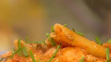 Seafood Pasta with Sherry Tomato Cream Sauce