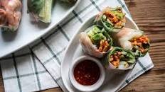 Shrimp and Avocado Spring Rolls