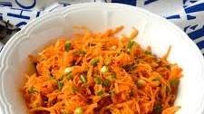 Simple Orange and Ginger Carrot Salad