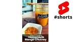 Simple Sweet & Spicy Mango Chutney recipe #Shorts
