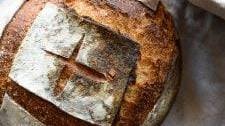 Simple Weekday Sourdough Bread