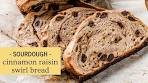 Sourdough Cinnamon Raisin Swirl Bread with Little Spoon Farm