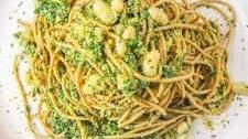 Spaghetti Spinach Aglio e Olio