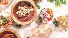Spicy Garlic Shrimp Spring Rolls