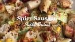 Spicy Sausage Pasta Salad Recipe for a Healthy Work Lunch