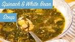 Spinach & White Bean Soup: 30-minute Vegan Meal!!