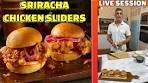 Sriracha Chicken Sliders With Hot Mayo Sauce | Live Session ...