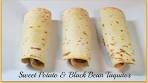 Sweet Potato & Black Bean Taquito Recipe!