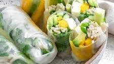 Tofu Spring Rolls with Mango and Avocado