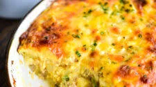 Turkey Hash Brown Breakfast Casserole
