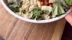 Vegan Caesar Pasta Salad. It combines two of my favorites ...