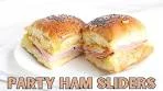 Vintage Recipe: Party Ham Sliders // Delicious And Feeds A ...