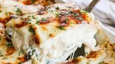 White Lasagna with Spinach