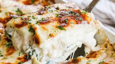 White Lasagna with Spinach