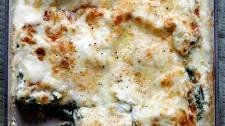 White Spinach Lasagna