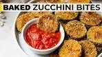 ZUCCHINI CHIPS | baked & breaded, healthy snack idea!