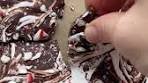 3 ingredients. Dark Chocolate Peppermint Bark w ...
