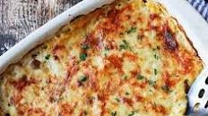 Acorn and Butternut Squash Gratin Casserole