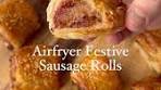 Airfryer Stuffing & Cranberry Sausage Rolls Only thing better ...