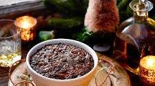 Apple and Calvados Christmas Pudding