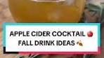 Apple Cider Cocktail 🍹 🍎 Recipe: 1-2 OZ of Apple Vodka or ...