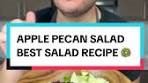 Apple Pecan Salad 🍎 🥗 ✨ Dressing 2-3 TBS of Olive Oil 2 TBS ...