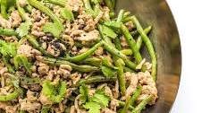 Asian Ground Turkey and Green Bean Stir-Fry