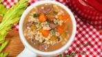 Beef & Barley Soup | #Homemade