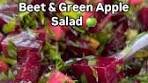 BEET & GREEN APPLE SALAD with fresh herbs! Recipe⬇️ ...