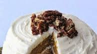 Ben Starr's Pumpkin Carrot Cake with Cream Cheese Icing and Candied Pecans