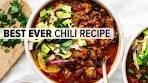 BEST EVER CHILI RECIPE | an easy beef chili bursting with ...
