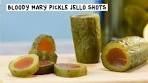 Bloody Mary Pickle Jello Shots
