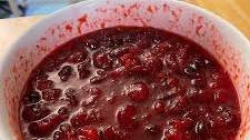 Brandied Orange and Cranberry Sauce