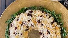 Brazilian Christmas Rice - Champagne Rice with Raisins and Cashews