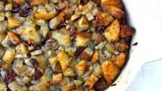 Bread Stuffing with Seasonal Fruits & Herbs