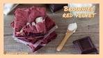 BROWNIES RED VELVET variegati al CREAM CHEESE