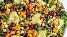 California Roasted Sweet Potato Kale Salad