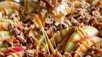 Caramel Apple Nachos Crisp apple slices layered with ...