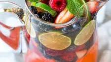 Champagne Punch with Berries