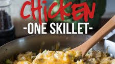 Cheesy Broccoli Chicken Skillet Recipe