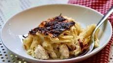 Cheesy Chicken Alfredo Pasta Bake